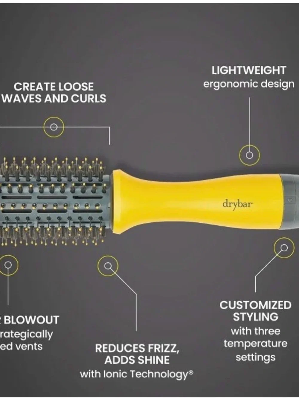 Drybar Doubleshot Oval Blowdryer Brush